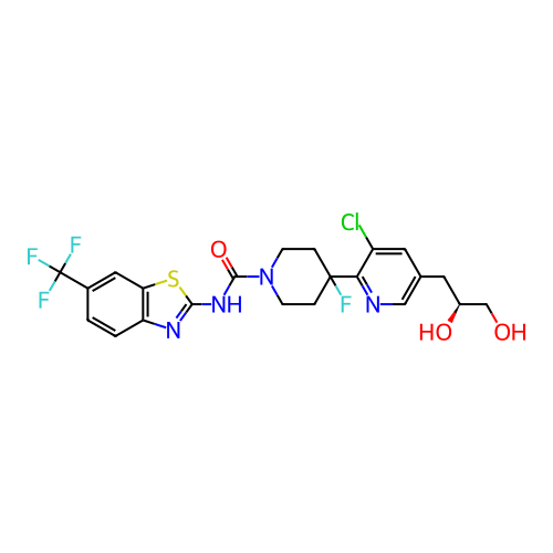 Chemical structure of BindingDB Monomer ID 141521