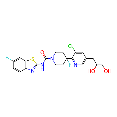 Chemical structure of BindingDB Monomer ID 141527