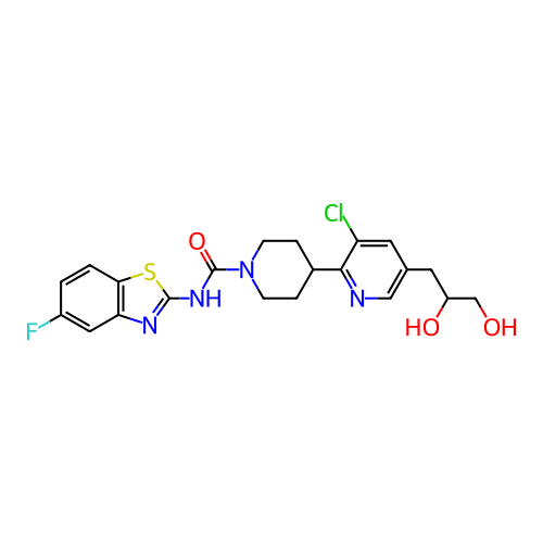 Chemical structure of BindingDB Monomer ID 141532