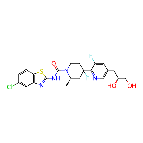 Chemical structure of BindingDB Monomer ID 141534