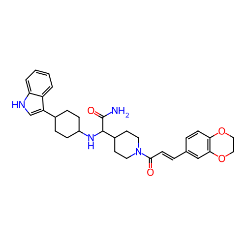 Chemical structure of BindingDB Monomer ID 141929