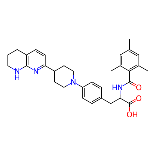 Chemical structure of BindingDB Monomer ID 141976