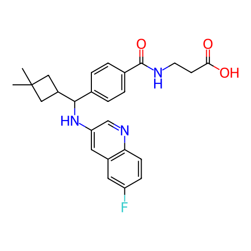 Chemical structure of BindingDB Monomer ID 142042