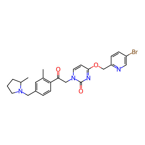 Chemical structure of BindingDB Monomer ID 142180