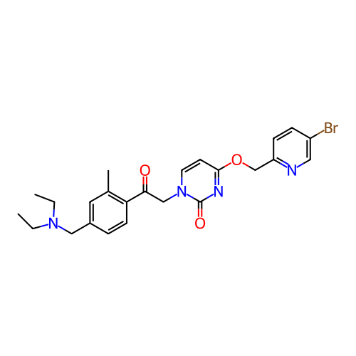 Chemical structure of BindingDB Monomer ID 142181