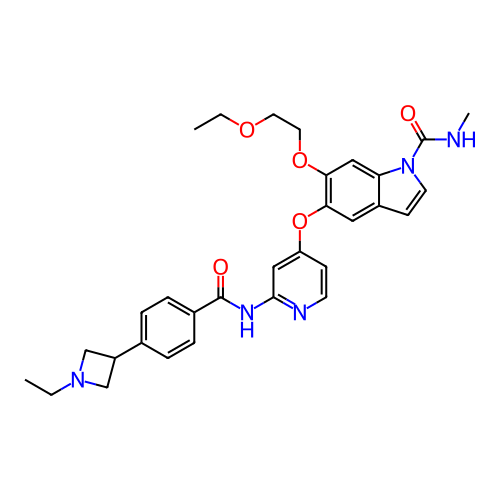 Chemical structure of BindingDB Monomer ID 142260