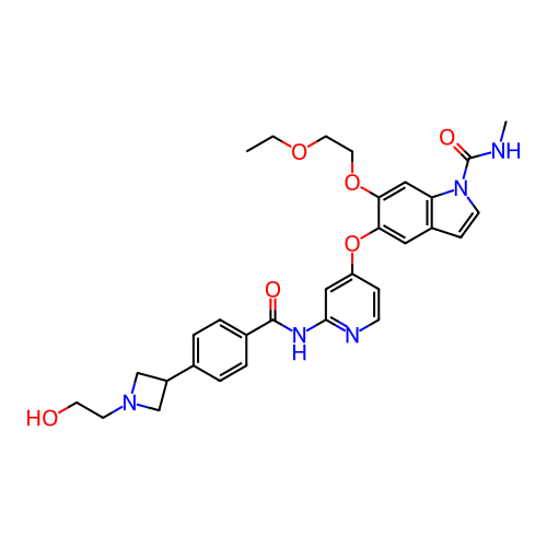 Chemical structure of BindingDB Monomer ID 142261