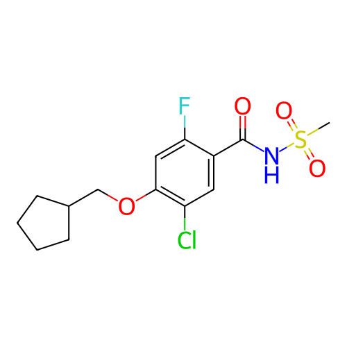 Chemical structure of BindingDB Monomer ID 145326