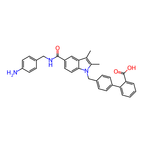 Chemical structure of BindingDB Monomer ID 147273