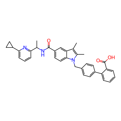 Chemical structure of BindingDB Monomer ID 147434