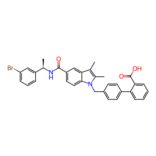 Chemical structure of BindingDB Monomer ID 147442