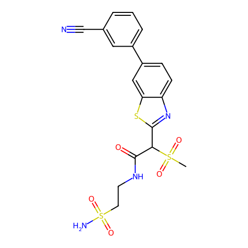 Chemical structure of BindingDB Monomer ID 151255