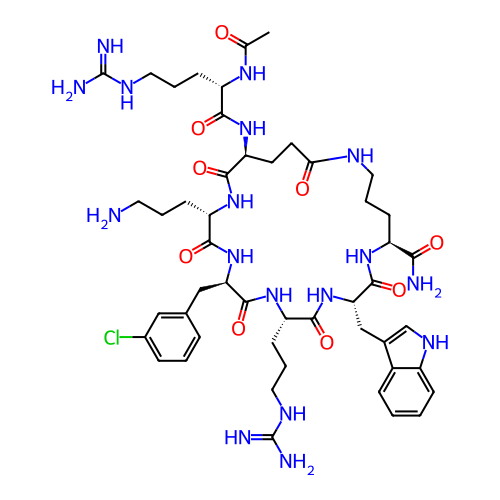 Chemical structure of BindingDB Monomer ID 160255