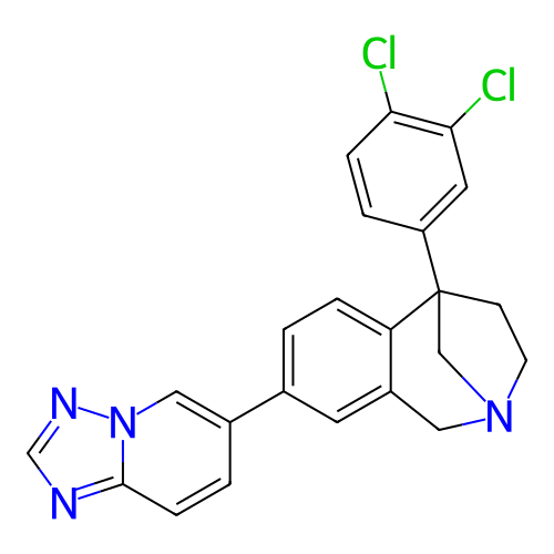 Chemical structure of BindingDB Monomer ID 160596