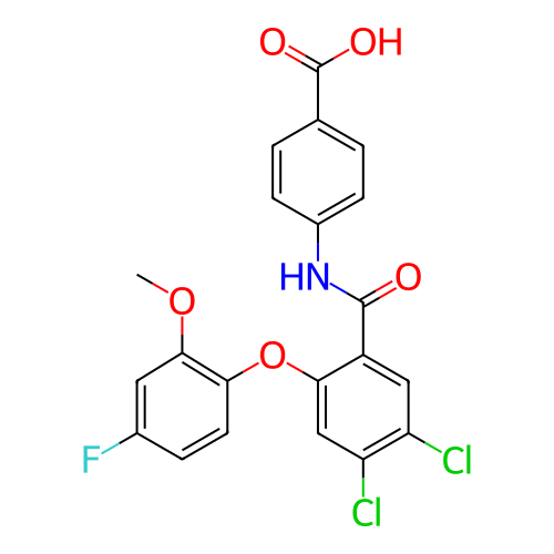 Chemical structure of BindingDB Monomer ID 160947