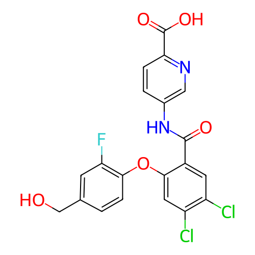 Chemical structure of BindingDB Monomer ID 160969