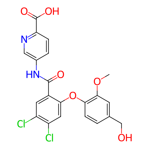 Chemical structure of BindingDB Monomer ID 160974