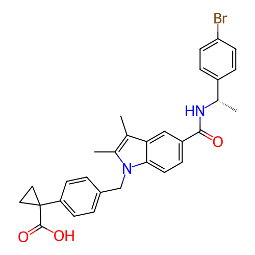 Chemical structure of BindingDB Monomer ID 161182