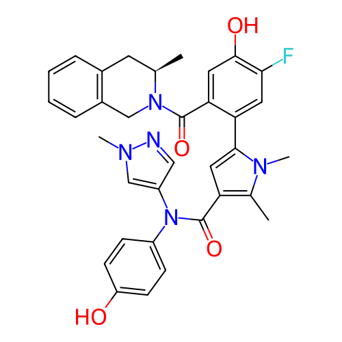 Chemical structure of BindingDB Monomer ID 161536