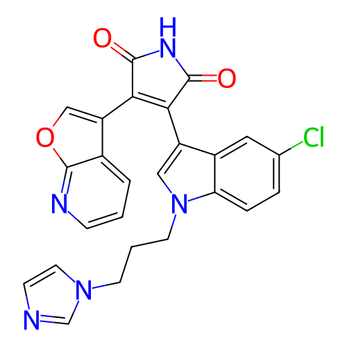 Chemical structure of BindingDB Monomer ID 166616