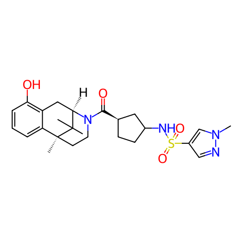 Chemical structure of BindingDB Monomer ID 166860