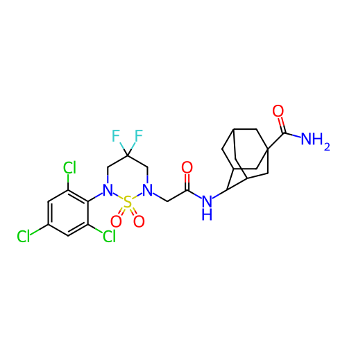 Chemical structure of BindingDB Monomer ID 167445