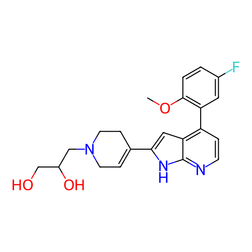 Chemical structure of BindingDB Monomer ID 167699