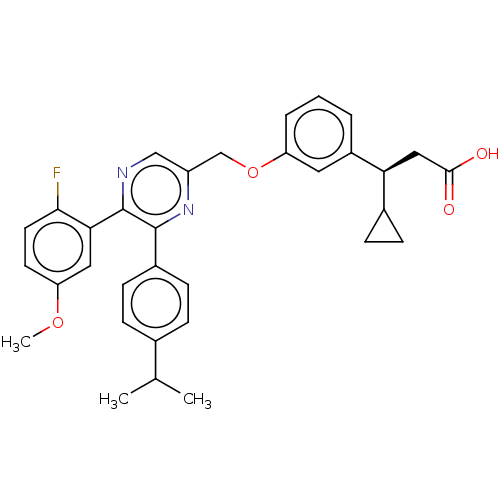 Chemical structure of BindingDB Monomer ID 168160