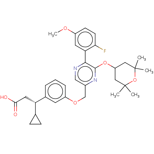 Chemical structure of BindingDB Monomer ID 168165