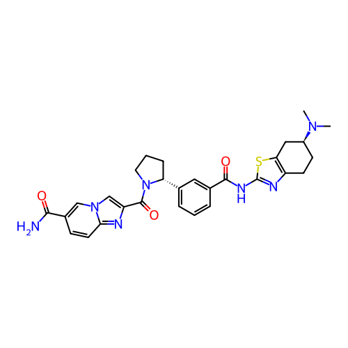 Chemical structure of BindingDB Monomer ID 169571