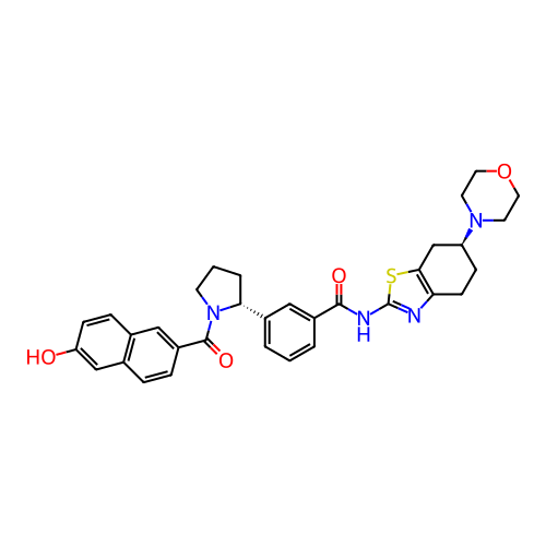 Chemical structure of BindingDB Monomer ID 169597