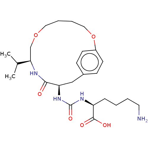 Chemical structure of BindingDB Monomer ID 173886