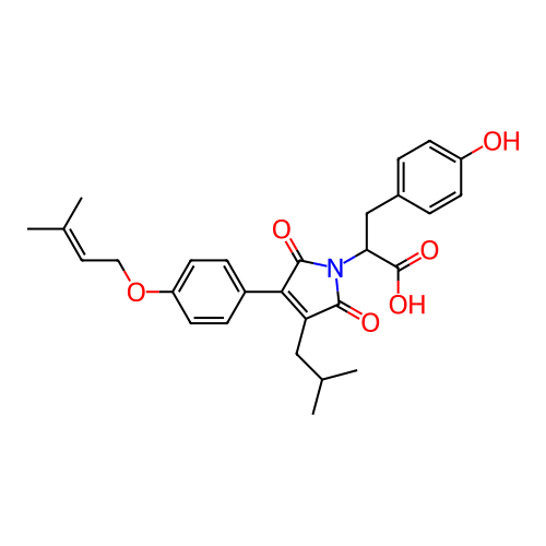 Chemical structure of BindingDB Monomer ID 174975