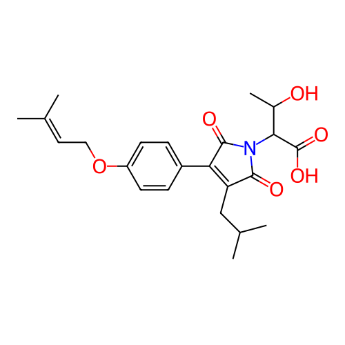 Chemical structure of BindingDB Monomer ID 174976