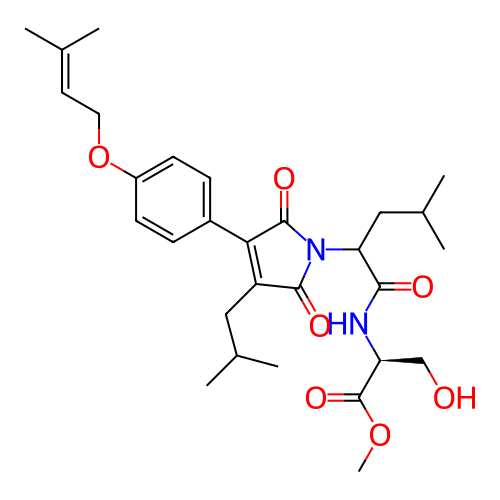 Chemical structure of BindingDB Monomer ID 174986