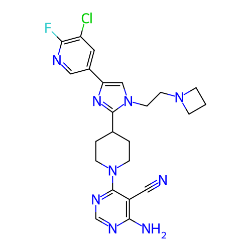 Chemical structure of BindingDB Monomer ID 182504