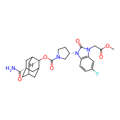 Chemical structure of BindingDB Monomer ID 186156