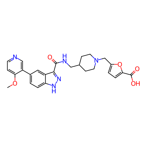 Chemical structure of BindingDB Monomer ID 186204