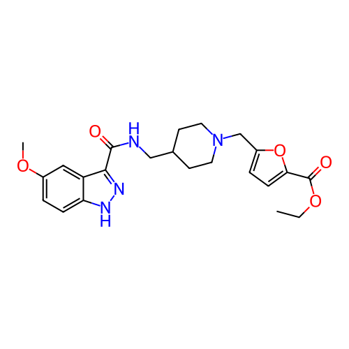 Chemical structure of BindingDB Monomer ID 186206