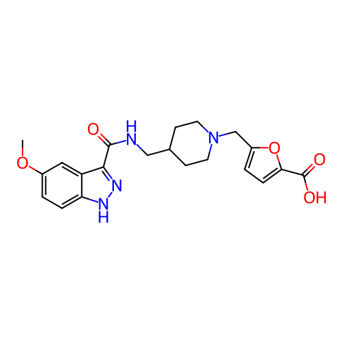Chemical structure of BindingDB Monomer ID 186207