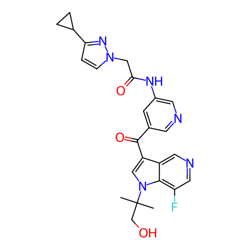 Chemical structure of BindingDB Monomer ID 186345