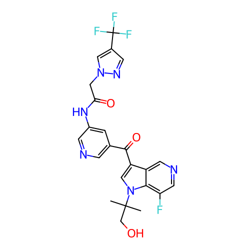 Chemical structure of BindingDB Monomer ID 186347