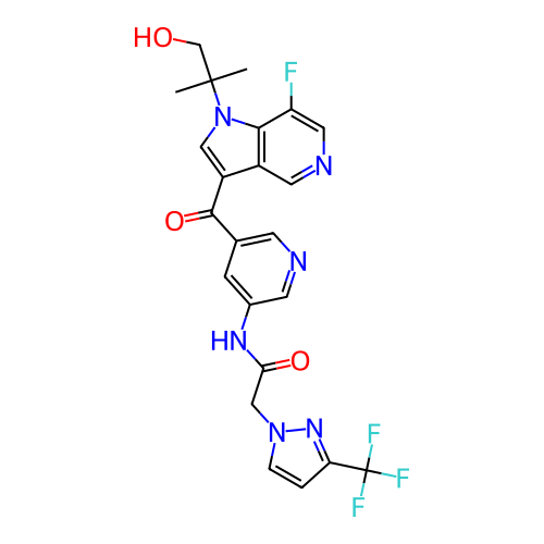 Chemical structure of BindingDB Monomer ID 186437