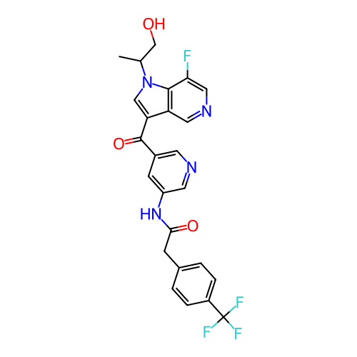 Chemical structure of BindingDB Monomer ID 186541