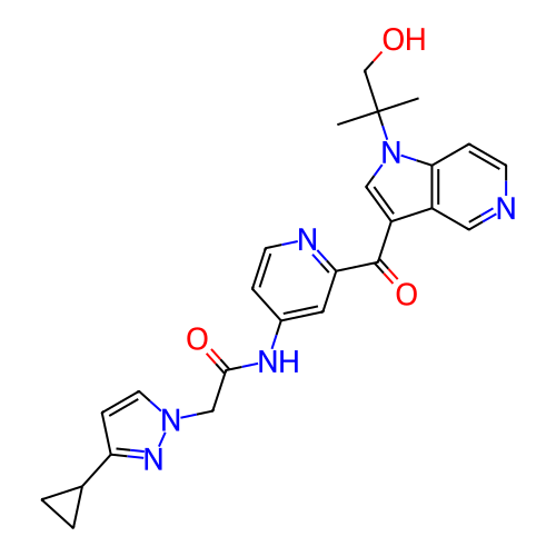 Chemical structure of BindingDB Monomer ID 186566