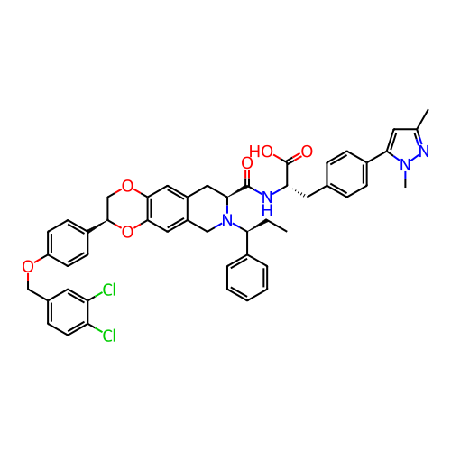 Chemical structure of BindingDB Monomer ID 190021