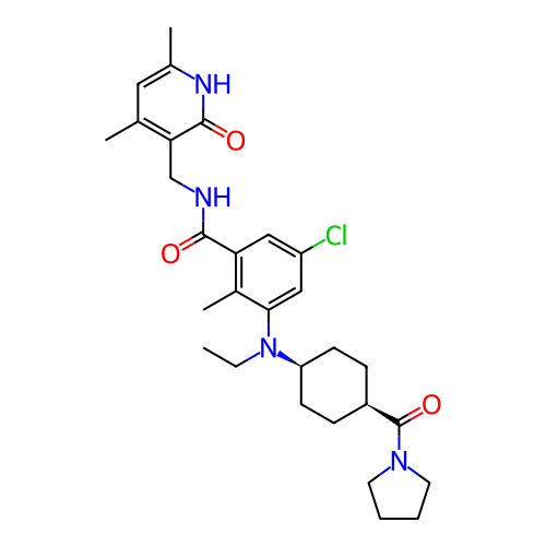 Chemical structure of BindingDB Monomer ID 190222