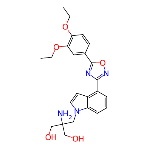 Chemical structure of BindingDB Monomer ID 190504