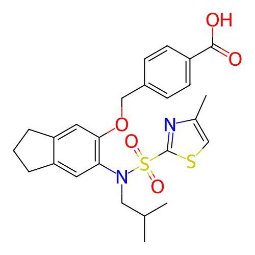 Chemical structure of BindingDB Monomer ID 190564