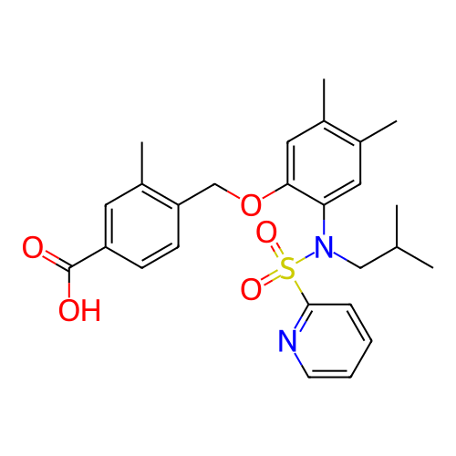 Chemical structure of BindingDB Monomer ID 190570
